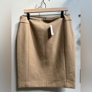 Ann Taylor Camel Pencil Skirt
